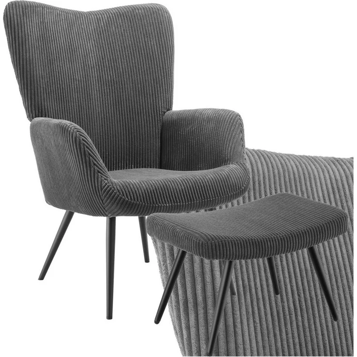 tectake Relaxsessel Sessel, gepolstert – Bild 5