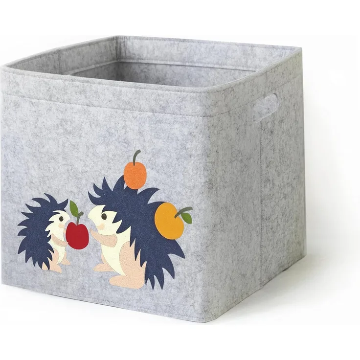 Aufbewahrungskorb Kinder Zimmer/Spielzeug Korb LuckySign-Care (Igel)