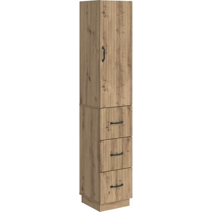 vidaXL Schrankset 2 pcs Artisan-Eiche 33 x 34,5 x 87 cm Holzwerkstoff 3416816 – Bild 1
