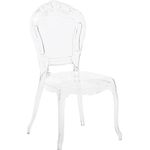 Esszimmerstuhl transparent 2er Set VERMONT