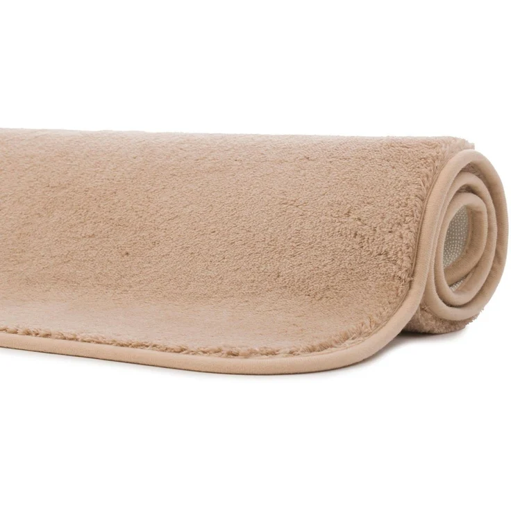 Gözze Badematte Rio Premium, Höhe 18 mm, rutschhemmend beschichtet, fußbodenheizungsgeeignet, schnell trocknend, Polyester, rechteckig, Badteppich, Uni Farben, waschbar, rechteckig & rund erhältlich – Bild 3