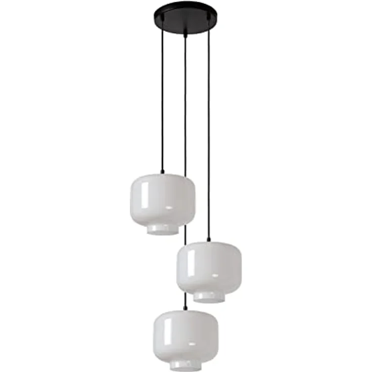 LUCIDE MEDINE Pendelleuchte Ø 46 cm, 3xE27, höhenverstellbar, Opalglas, dimmbar – Bild 2