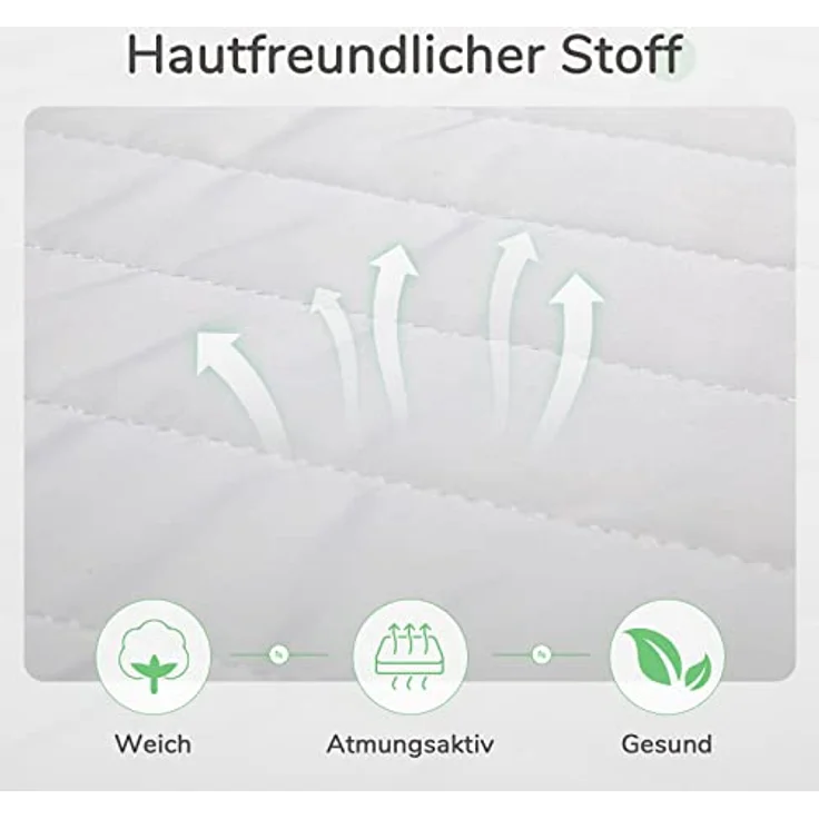 Novilla Matratze 90x190 H2 & H3 7 Zonen Kaltschaummatratze Bezug 60° Waschbar Schaumstoff Rollmatratze 2in1 Öko-Tex Zertifiziert Höhe 14cm – Bild 5
