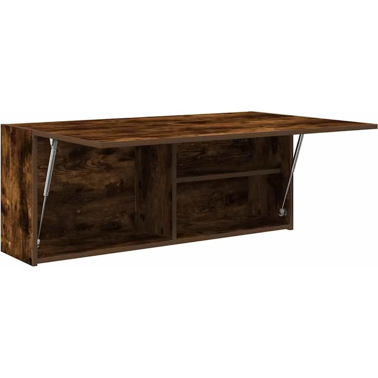 vidaXL Bad-Wandschrank Räuchereiche 100x25x40 cm Holzwerkstoff 860107 – Bild 4