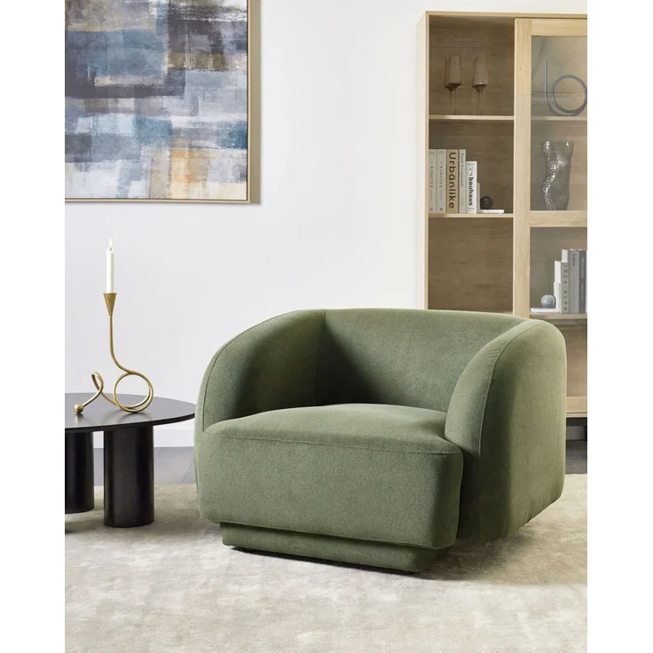 Sessel SKJANES Stoff Grün – Bild 3