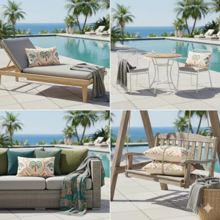 JACK Dekokissen Outdoor Lounge Kissen 30x50cm Motiv inkl. Füllung, mit Lotus-Effekt, Robust, strapazierfähig, für Innen & Außen geeignet – Bild 7