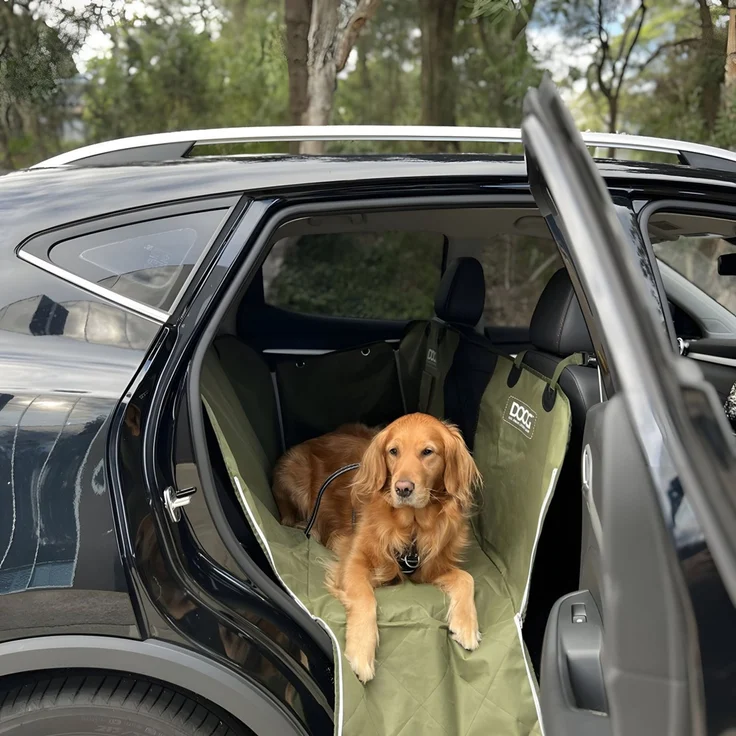 DOOG Auto-Schondecke / Car Seat Cover grün – Bild 5
