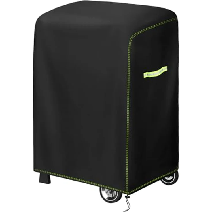 Grill Abdeckhaube, VDISRR Wetterfest Grillabdeckung, 420D Oxford Gasgrill Abdeckplane, Wasserdicht Grill Schutzhülle, 77 x 70 x 110 cm, für 2 Brenner Gasgrill mit Klappbarer Seitenablage – Bild 2