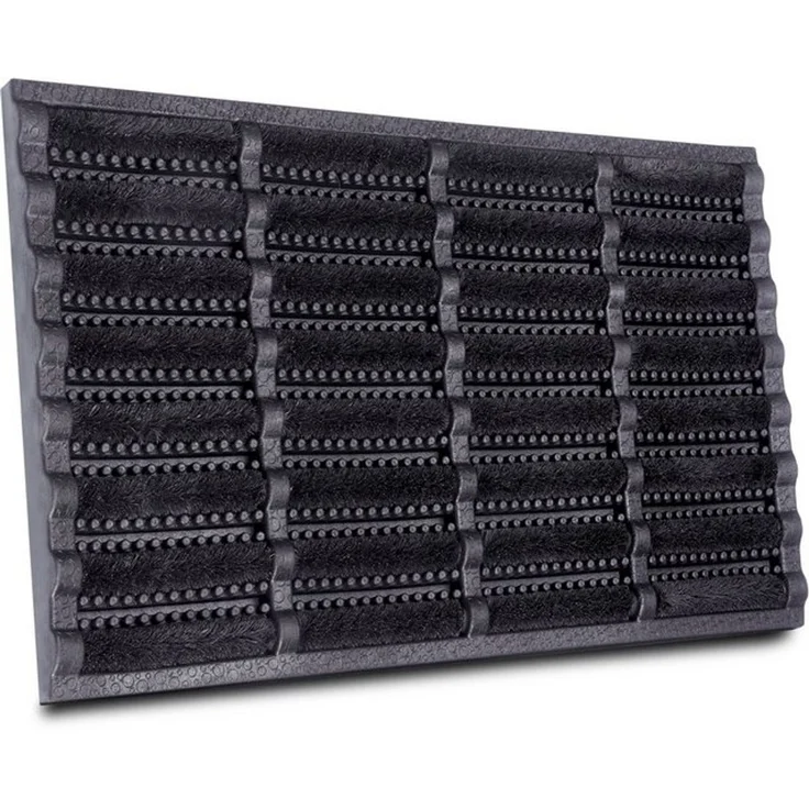HANSE Home Fußmatte Schmutzfangmatte Brushes Mat, Türmatte, rechteckig, Höhe: 25 mm, Kokos, Gummi, Schmutzfangmatte, Outdoor, Rutschfest, Innen, Kokosmatte – Bild 4