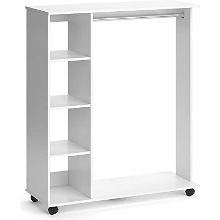 Garderobe Cosmo Weiß 110 x 129.4 cm Vicco
