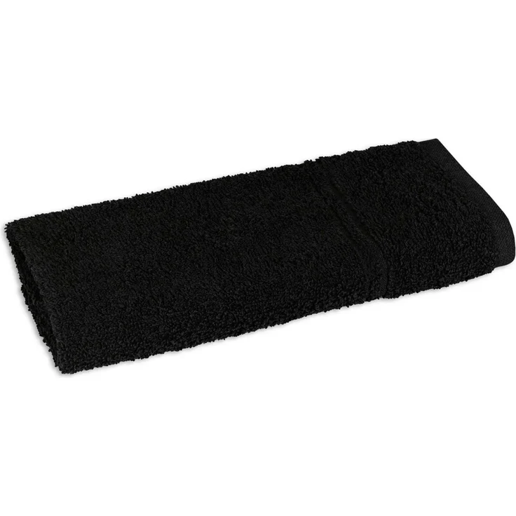 aurora Objektwäsche Badetücher Gästetuch Rio 30x50cm - 450 g/m² schwarz, 100%BW – Bild 2