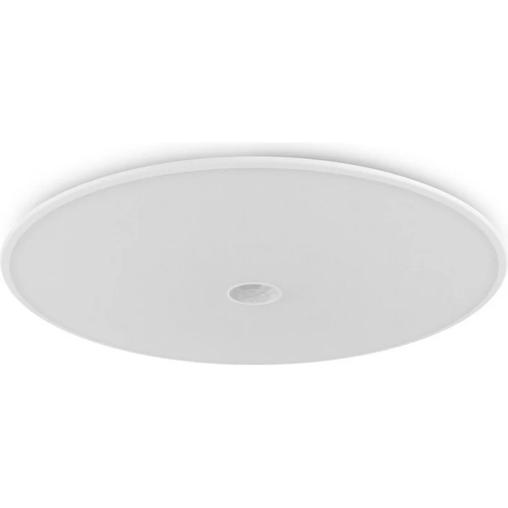 Oktaplex lighting LED Deckenleuchte Orta Deckenampe mit Bewegungsmelder 360 Grad, Bewegungsmelder, inklusive Leuchtmittel, warmweiß, 3000K Leuchte 26cm 1150lm weiß – Bild 1
