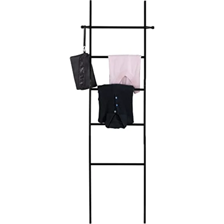 Leiter Badezimmer SURI BAMBOO, Farbe schwarz, Wenko – Bild 11