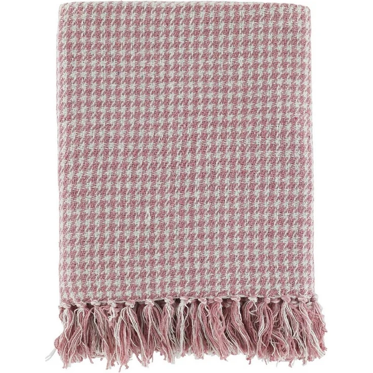 Chic Antique - Decke Plaid Kuscheldecke Muster Himbeere 155x130cm 16097407 – Bild 5