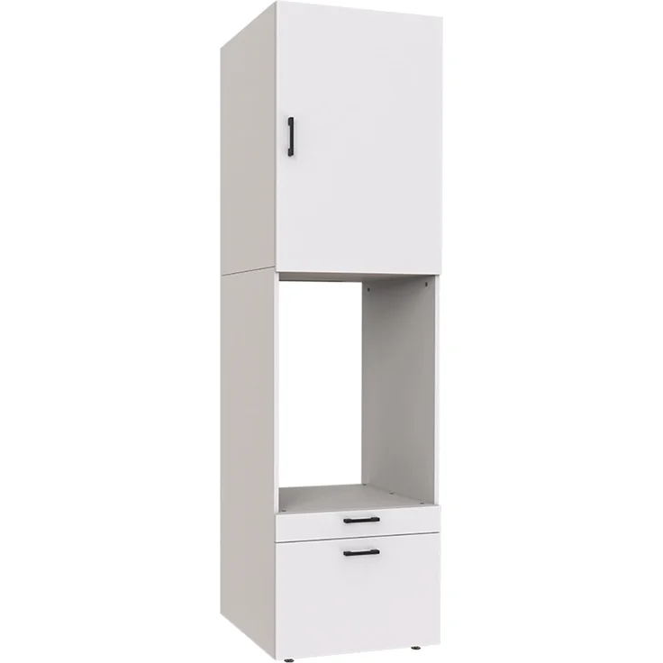 Roomart Waschmaschinenschrank mit Schrankaufsatz & Ausziehbrett – SERIE 2 - 67 cm breit, Waschmaschinenschrank für Waschküche & Hauswirtschaftsraum • Weiß – Bild 7