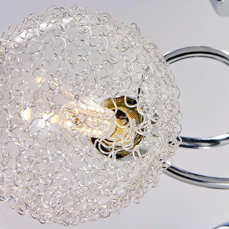 Lindby Deckenleuchten Ticino, Metall, Chrom IP20, 3 x 28 W – Bild 5