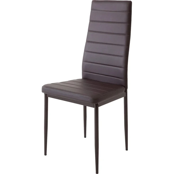 Albatros Esszimmerstühle MILANO 4er Set, Braun - Polsterstuhl mit Kunstleder-Bezug, Modernes Stilvolles Design am Esstisch - Küchenstuhl oder Stuhl Esszimmer mit hoher Belastbarkeit: 110kg – Bild 7