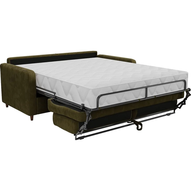 Vente-unique - MASITIA - Schlafsofa - Holz, Platte - Holz - Khaki - 180 x 95 x 90 cm – Bild 5