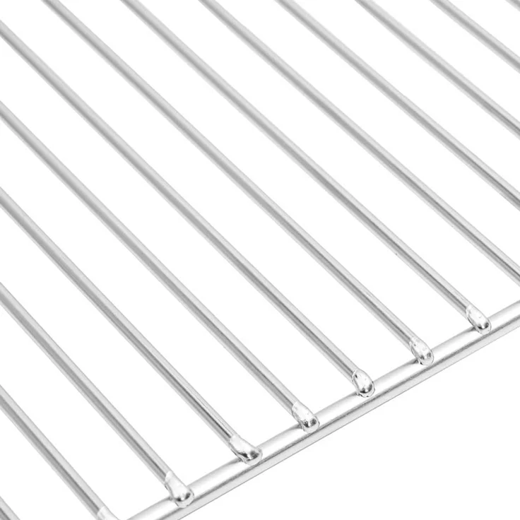 vidaXL Grillrost Silber 40x35 cm Edelstahl 42008311 – Bild 5