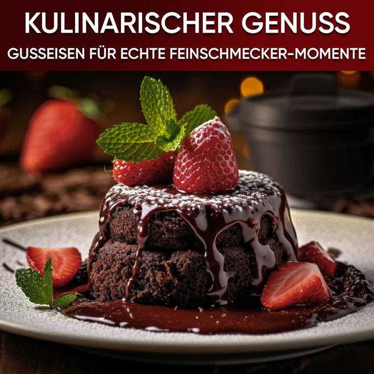 Mini Dutch Oven Set 6er aus Gusseisen – 300 ml Ø 11 cm, bereits eingebrannt, ideal für Vorspeisen & Nachspeisen inkl. Rezeptbuch – Bild 5