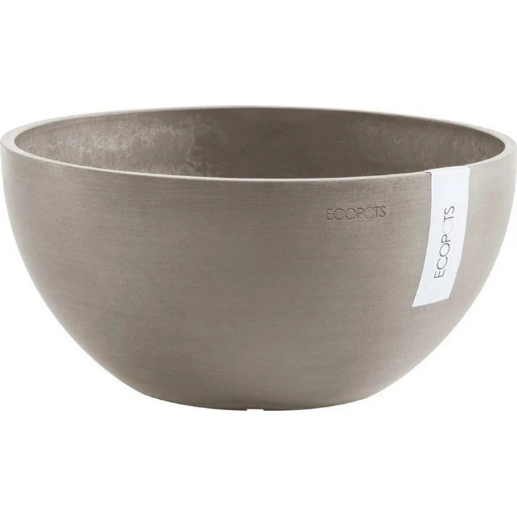 ECOPOTS Blumentopf BRUSSELS Taupe, BxTxH: 35x35x16,5 cm – Bild 2