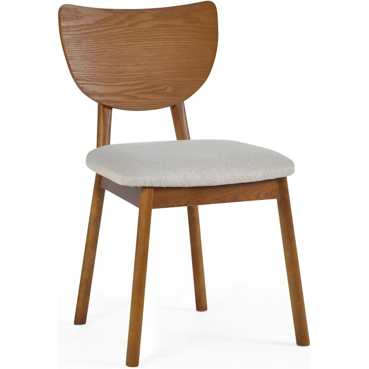 Julian Bowen 2er-Set Lowry-Esszimmerstühle, Kirschesche, 81 x 54 x 49 cm – Bild 3