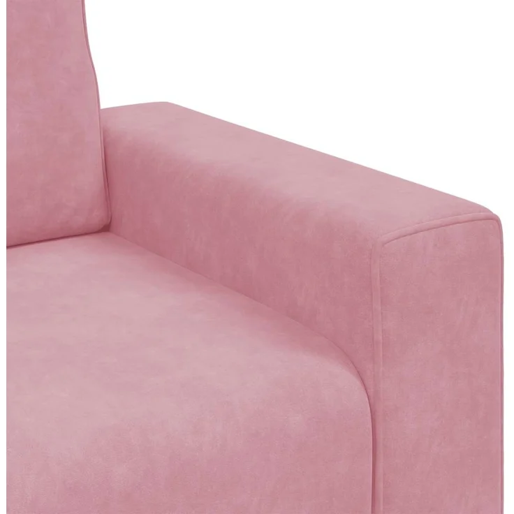 vidaXL Sessel Rosa 100x77x82 cm Samt 4105250 – Bild 6
