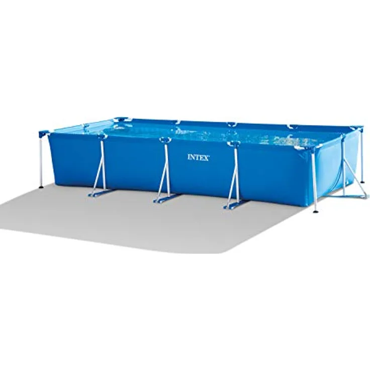 Intex 28274 Frame Pool Rectangular 450x220x84 cm Swimming Pool Filterpumpe Family