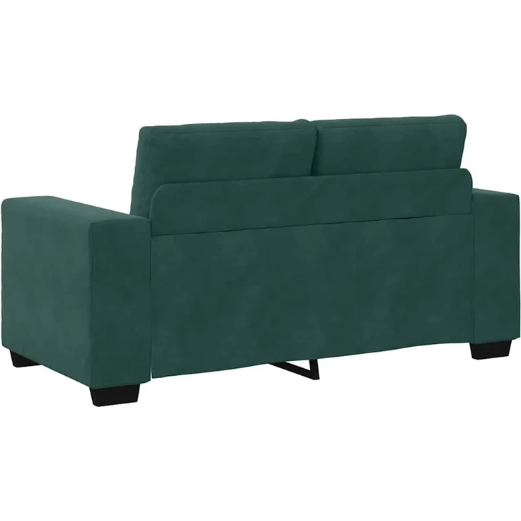 vidaXL Zweisitzer-Sofa Dunkelgrün 160 cm Samt 4105112 – Bild 5