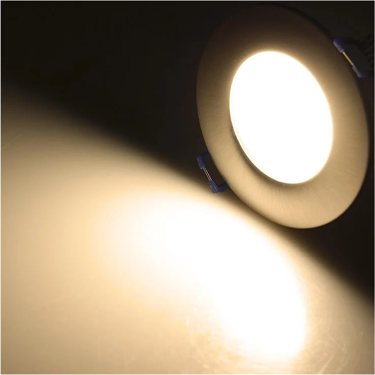 LED-Einbauleuchte "Flat-30 FR-R" 3000KØ85x30mm, 5W, 460lm, IP44, rund, poliert – Bild 3