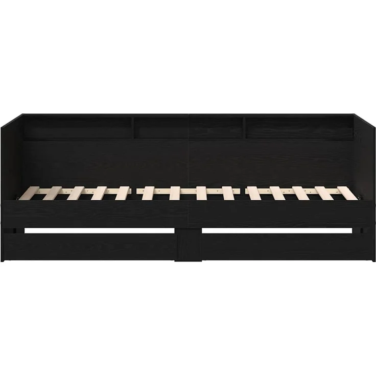 vidaXL Tagesbett Schwarz Eichen-Optik 90 x 190 cm Holzwerkstoff 3334004 – Bild 4