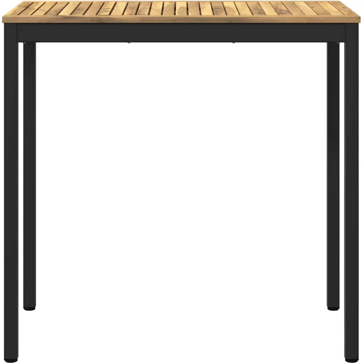 vidaXL Gartenbar-Tisch Weiß und Schwarz 108,5 x 55 x 105 cm 901778 – Bild 2