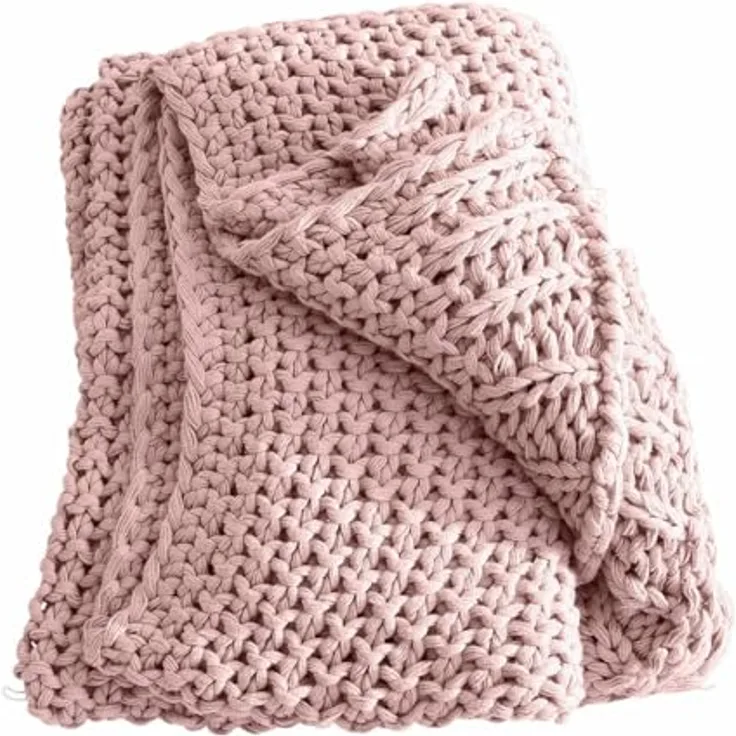 Mirabeau Tagesdecke Plaid Plixoren rosa