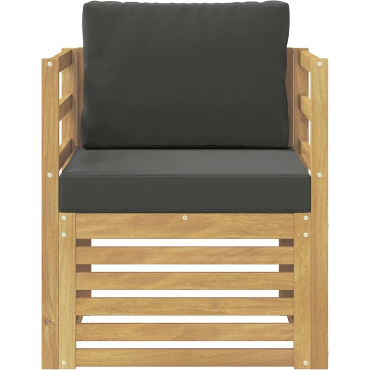vidaXL Outdoor-Sofagarnitur Polyester Weiß 3439079 – Bild 3