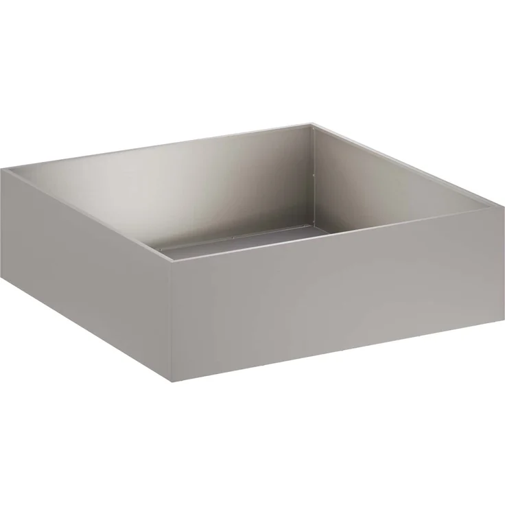 vidaXL Garten-Pflanzgefäß Rostoptik 100 x 100 x 30 cm Wetterfeststahl 8005090 – Bild 3