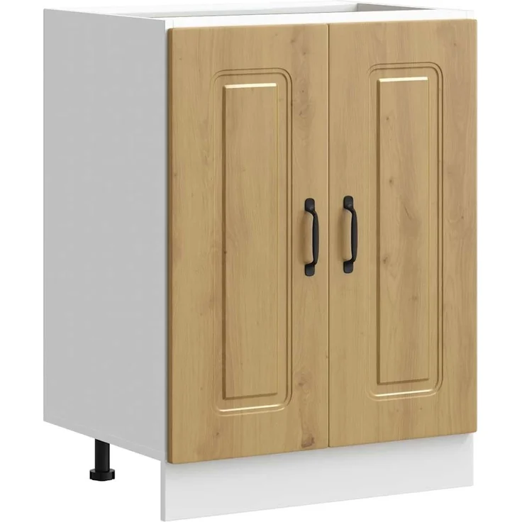 vidaXL Spülenunterschrank Kalmar Artisan-Eiche 60x46x81,5 cm 853446 – Bild 1