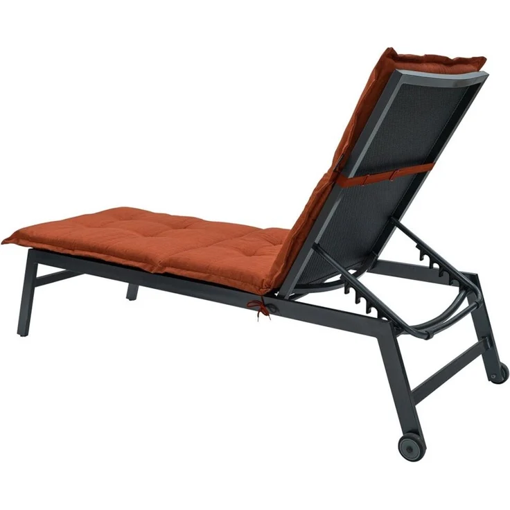 Allibert Liegenauflage Basic ca. 200 x 65 cm terra 50% Baumwolle / 50% Polyester – Bild 3