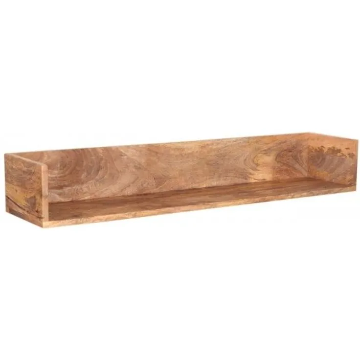 Wandregal Gita 150x22 aus indischem Mango-Massivholz