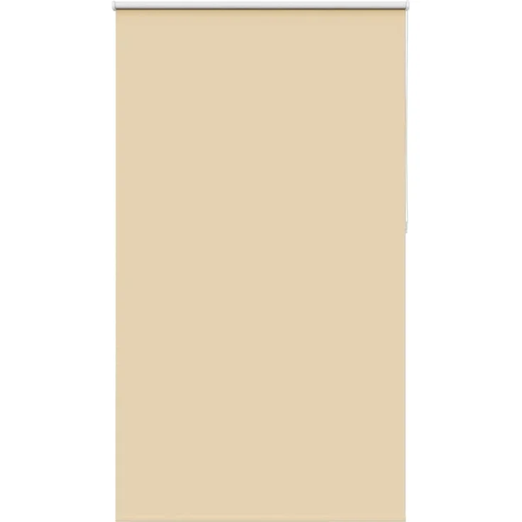 vidaXL Verdunkelungsrollo Beige 130x210 cm Stoffbreite 126,6 cm 4010796 – Bild 1