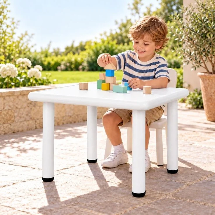 Relaxdays Kindertisch Indoor & Outdoor – Bild 5