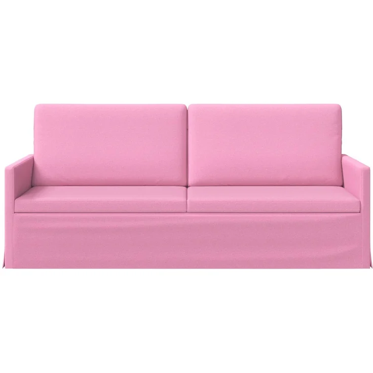 vidaXL 3-Sitzer Sofa Rosa 190 x 81 x 82 cm Stoff 42041117 – Bild 2
