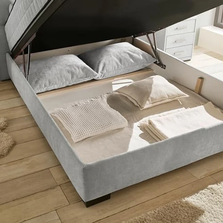 ED EXCITING DESIGN Boxbett Nagol, mit Bettkasten, mit Wendematratze, erhältlich in verschiedenen Breiten – Bild 6