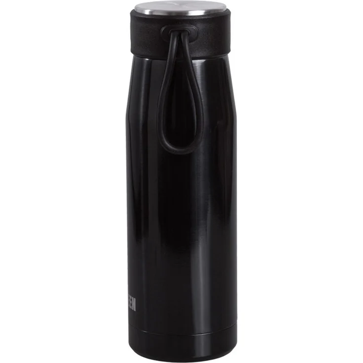 NOVEEN Edelstahl Thermoflasche | 390 ml, Grau – Bild 3