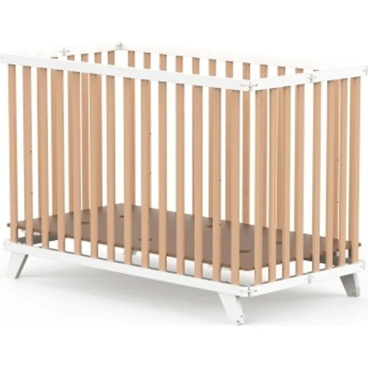 Geuther Kinderbett Kinderklappbett „Mayla“ – klappbar & mobil – 60 × 120 cm, Klappbar