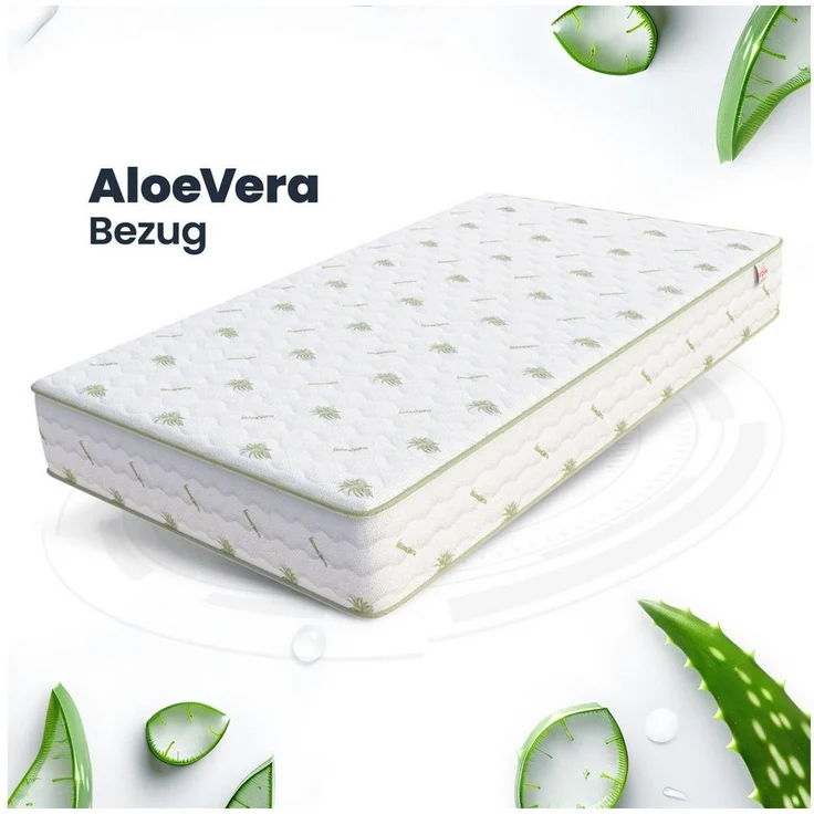Matratze 80x200 Kaltschaum VENADO Visco HR Schaum H3 H4 25 cm Aloe Vera Bezug – Bild 2