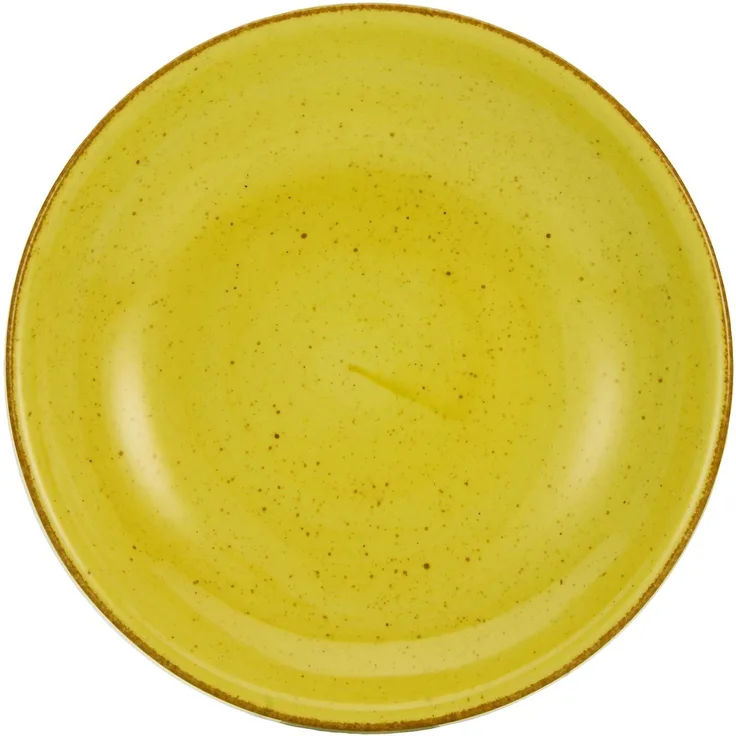 Speiseteller VINTAGE DH 25x3 cm gelb