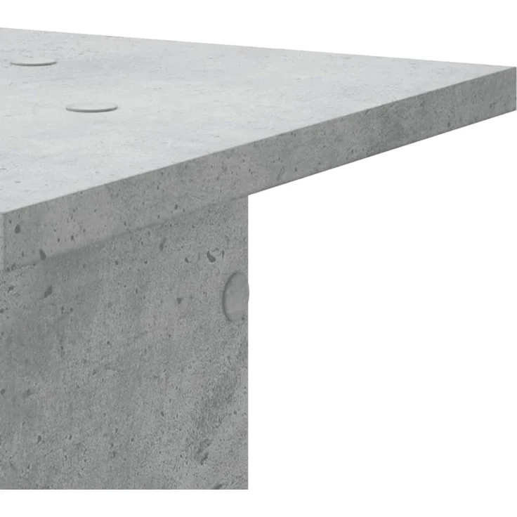 vidaXL Pflanzenständer 2 Stk. Betongrau 30x30x80 cm Holzwerkstoff 3307867 – Bild 8