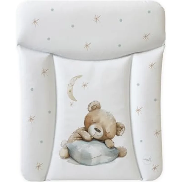 Ceba Baby® Wickelauflage 50x70 cm – Weiche Baby Wickelunterlage - Wasserdicht, abwaschbar - inkl. abnehmbarem Baumwollbezug – Für Jungen und Mädchen – OEKO-TEX® Standard 100 – Made in EU – Bild 4