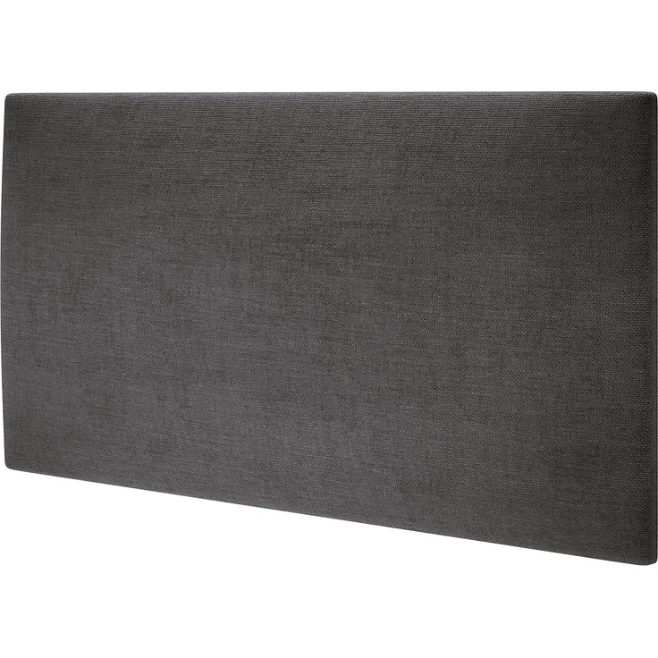 MOLLIS Polsterplatte, Rechteckiges und Dekoratives Wandpaneel, Geeignet als Bettkopfteil oder Aufprallschutz, Reduziert Schall und Verbessert Akustik, aus Schaumstoff, 60 x 30 cm, Graphitbraun