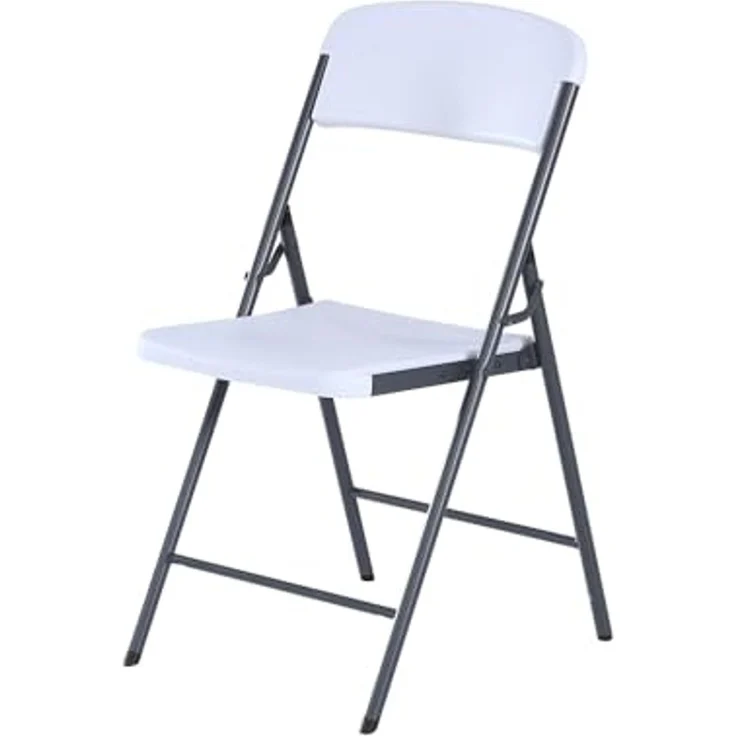 Lifetime Kunststoff Klappstuhl | Weiß | 51x48x85 – Bild 1